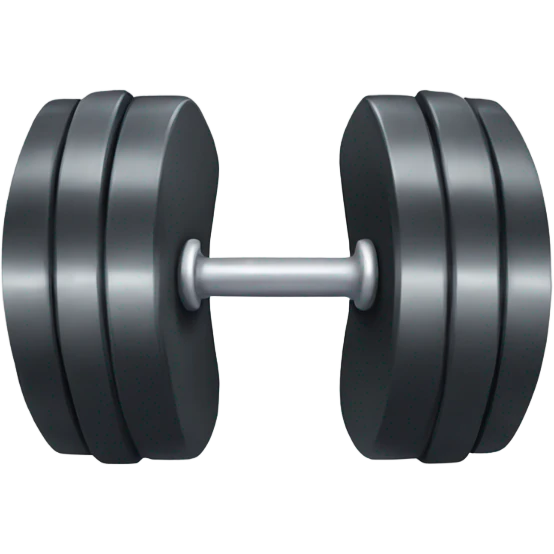 gym weights  emoji