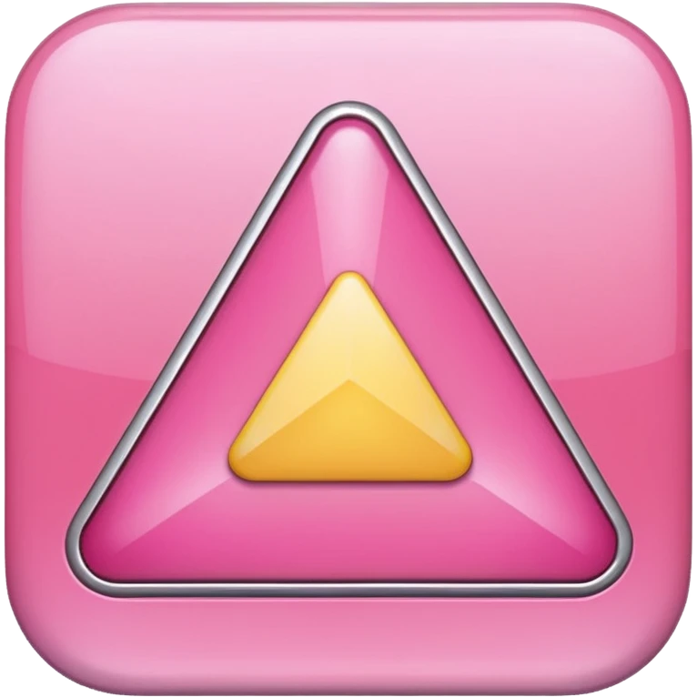 pink girly google play store triangle emoji
