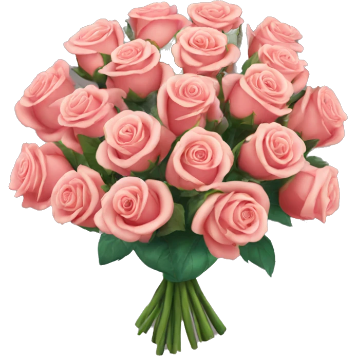 bouquet of 101 roses emoji