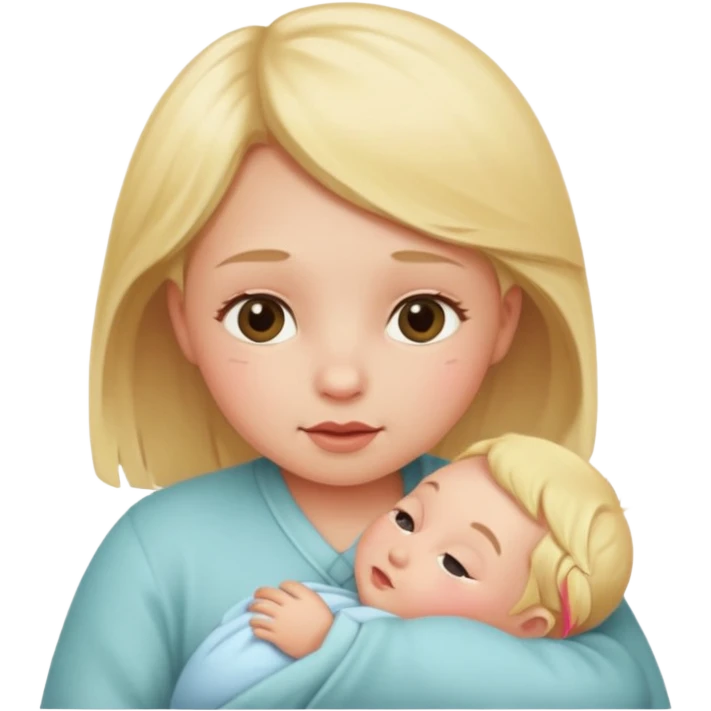 blond newborn emoji