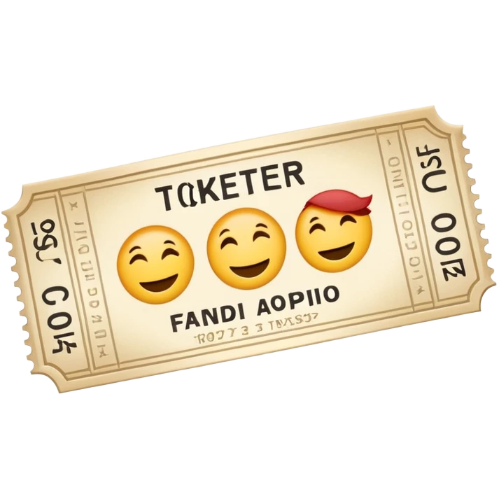 Ticket emoji