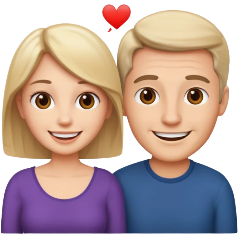 husband and wife talking emoji