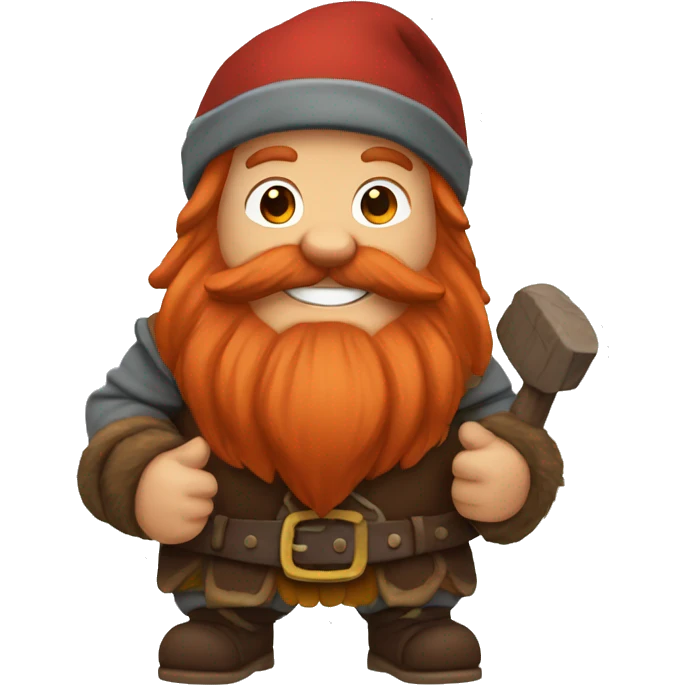 a dwarf with a red beard giving  a thumbs up emoji