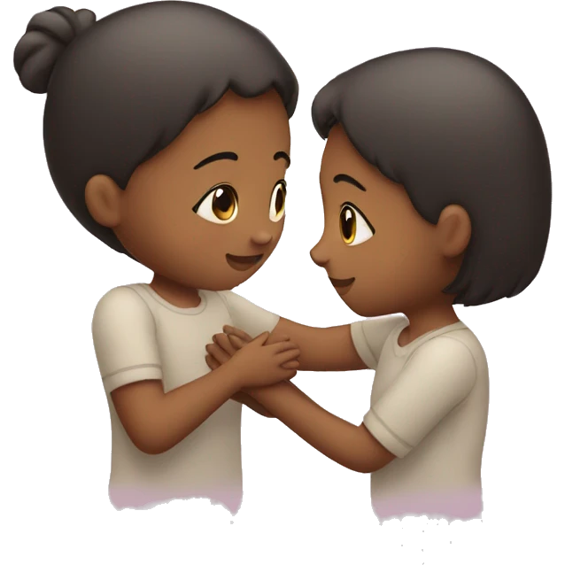 girl giving love to others emoji