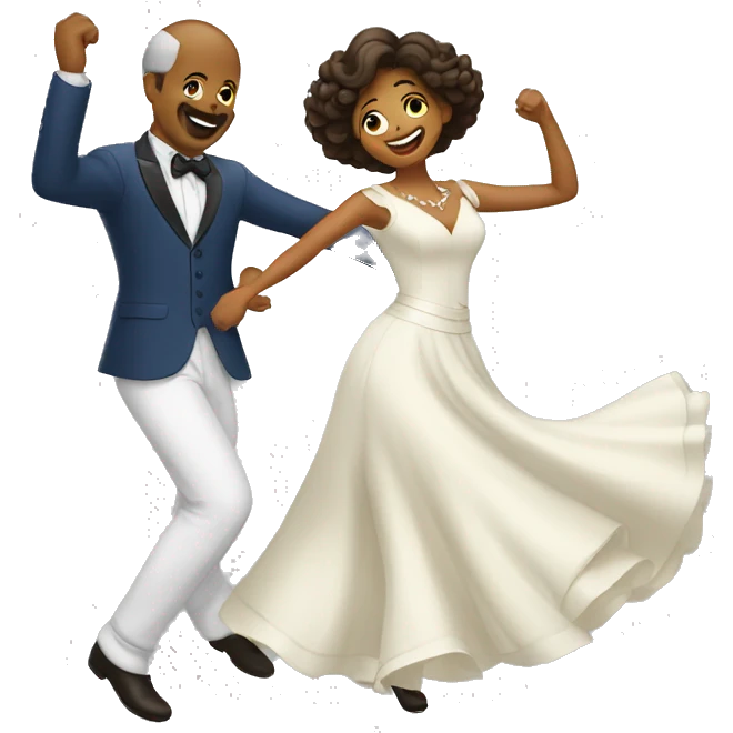 Pareja bailando  emoji