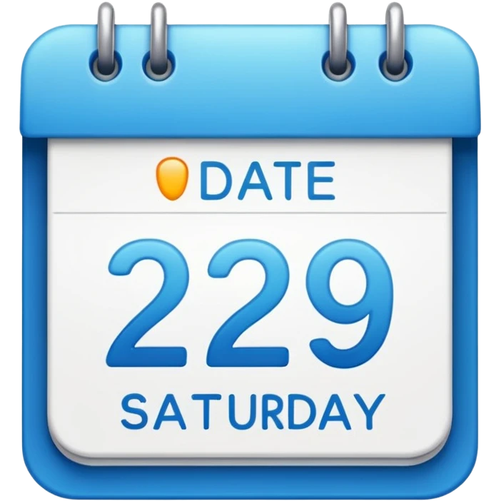 ios emoji styles for calendar that showed date 27 and titled Saturday emoji