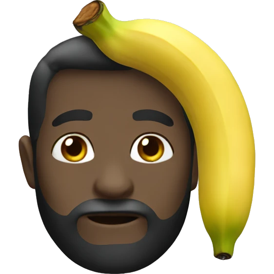 Banana nera emoji