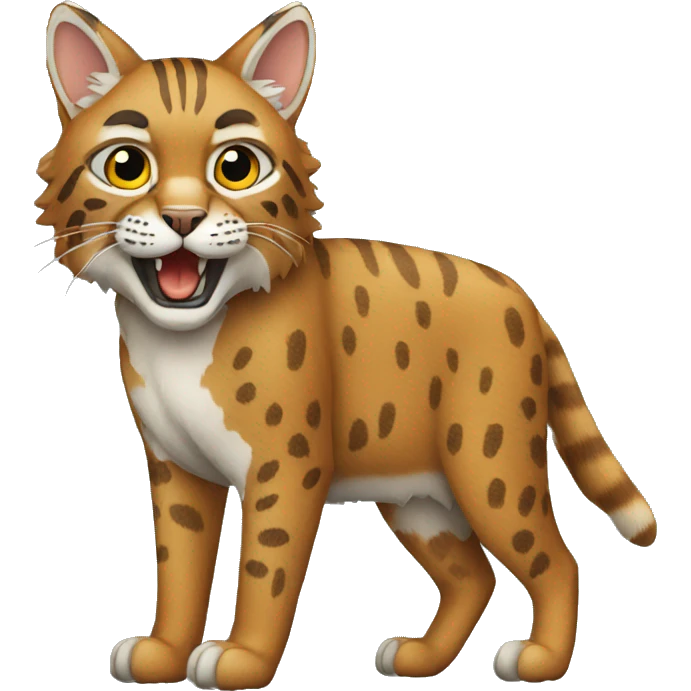Bobcat Full Body emoji
