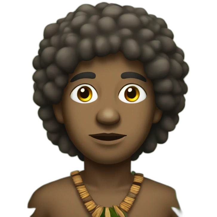 Aborigine in the forest emoji