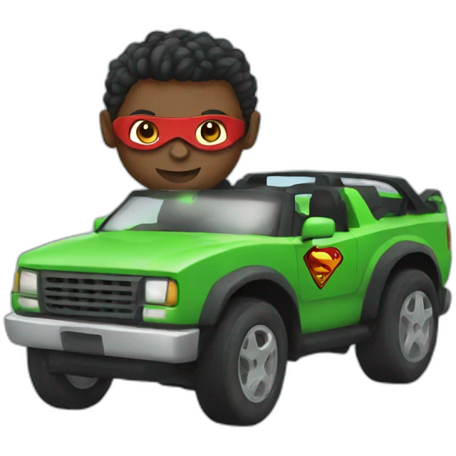 Super Hero Mobile emoji