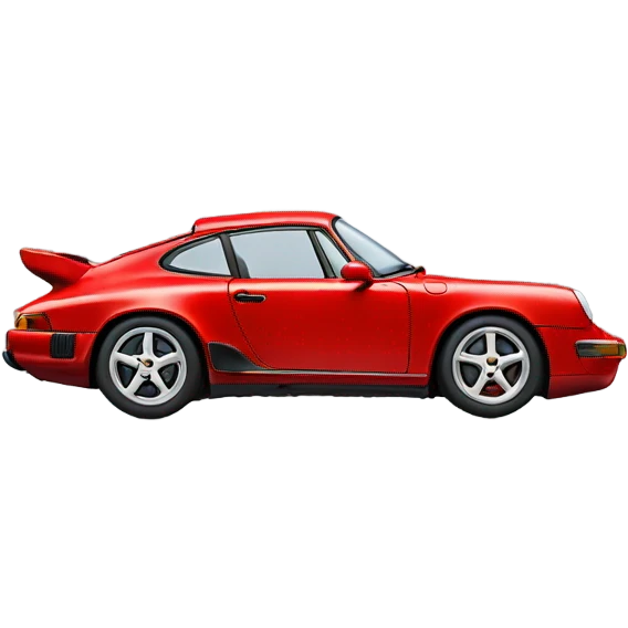 red porsche car emoji