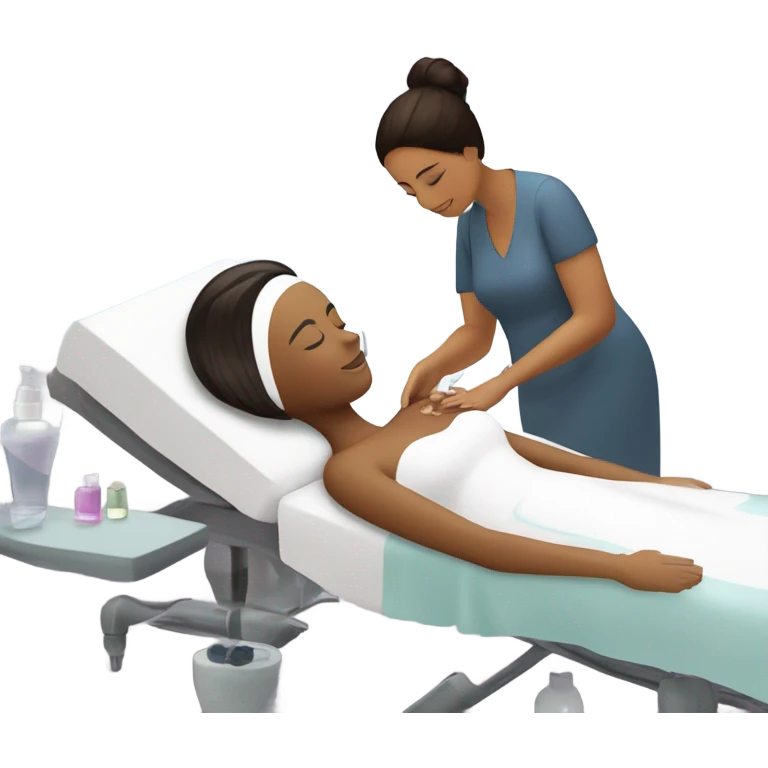 spa at a cosmetologist emoji