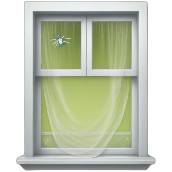 mosquito net in window emoji