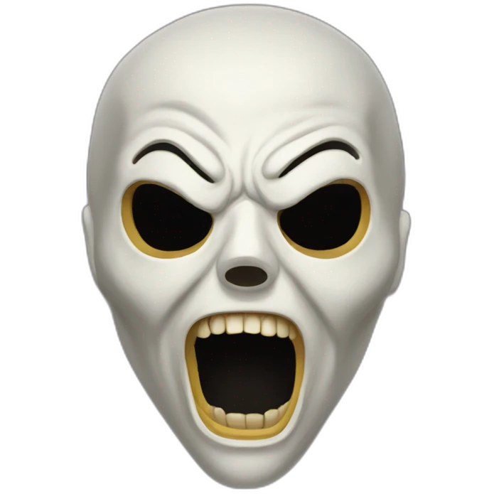 Scream masque horeure emoji