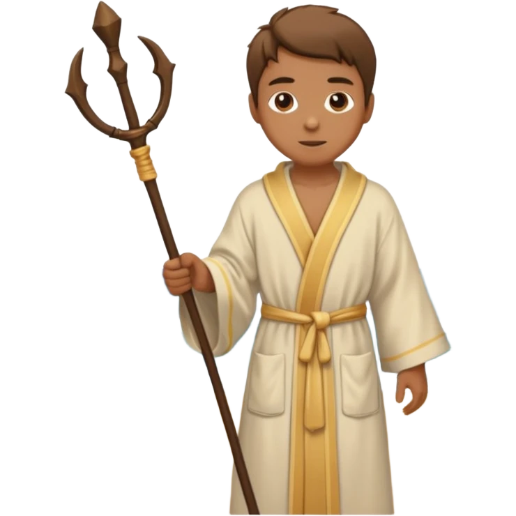 Human with divide sea emoji