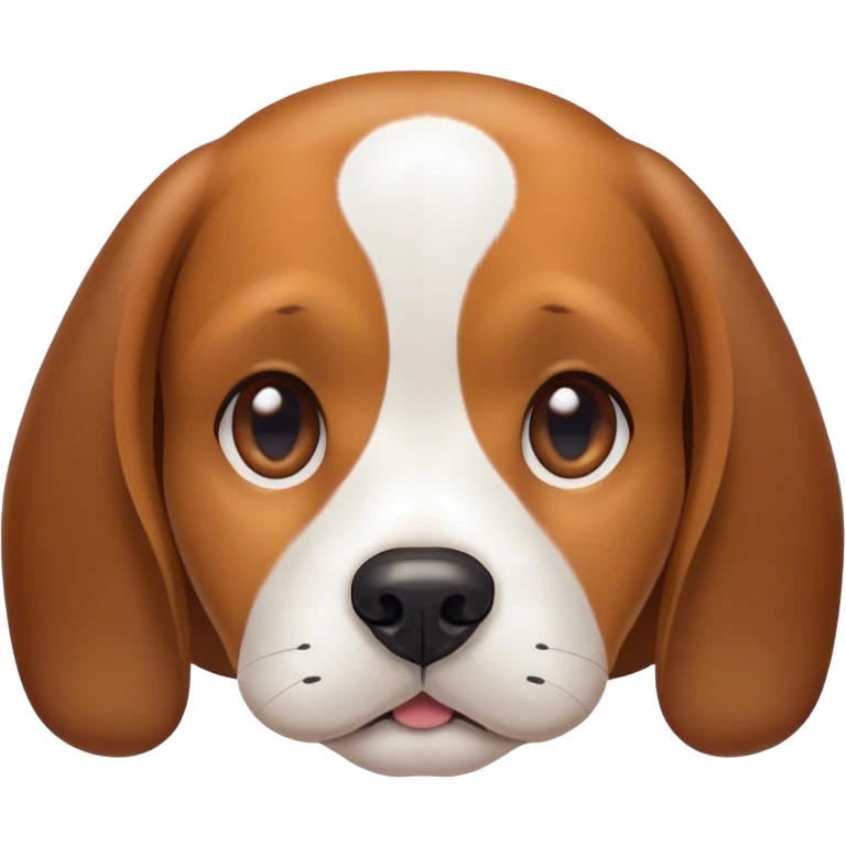 Beagle dog face emoji