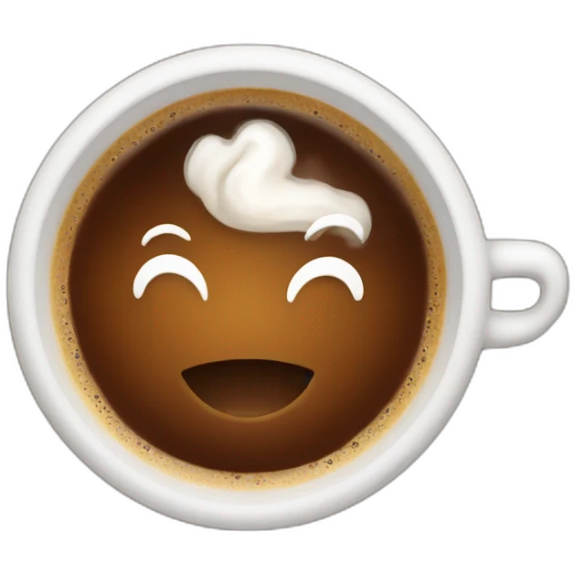 Hot coffee emoji
