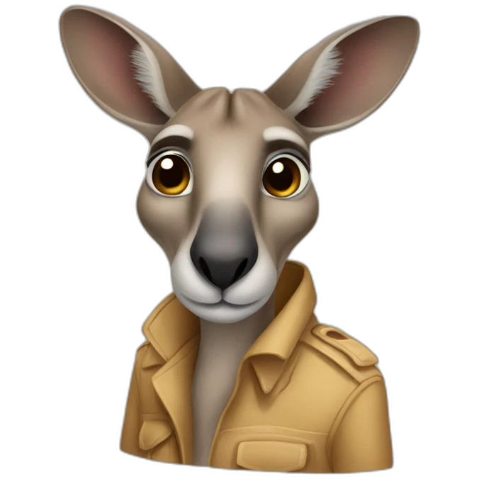 kangaroo safari emoji