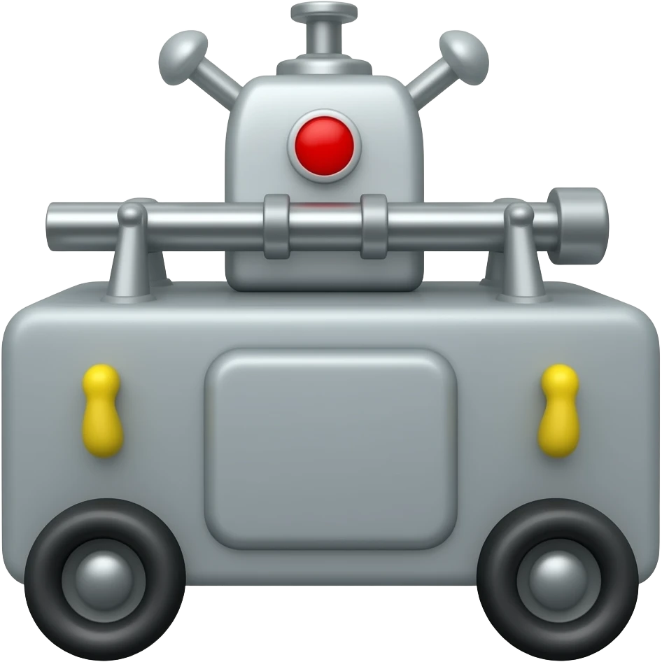 machine on wheels emoji