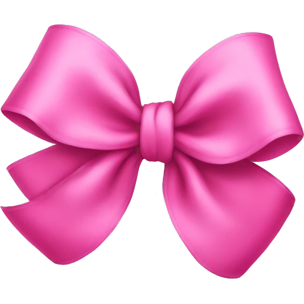 Pink bow emoji