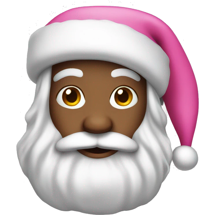 pink santa emoji