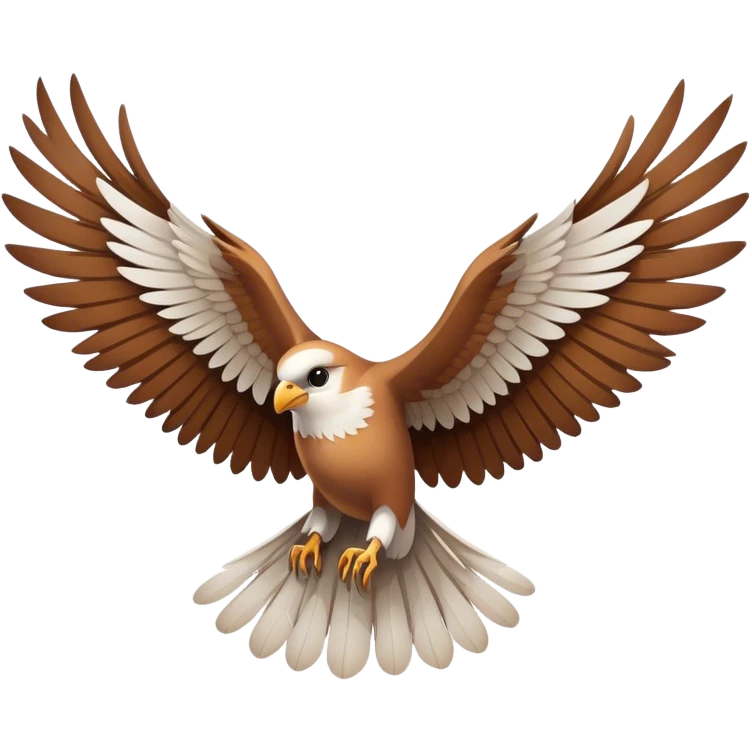 BIRD WINGS WIDE OPEN emoji