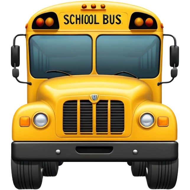 School Bus emoji