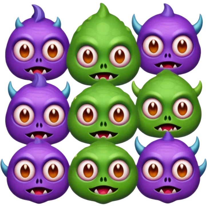 Horror and funny  emoji