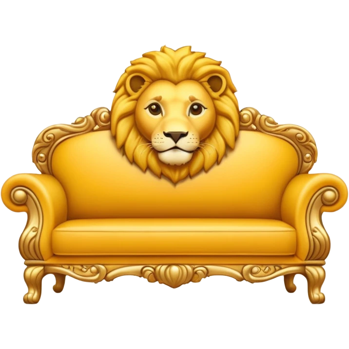lion themed couch emoji