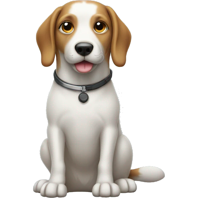 dog with computer  emoji