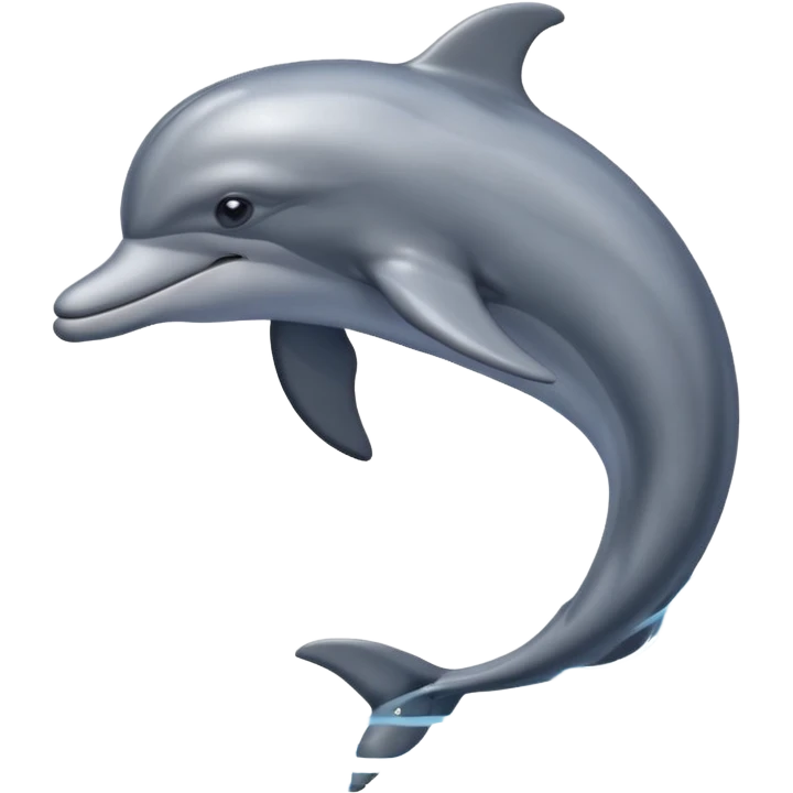 dolphin swimming in water emoji