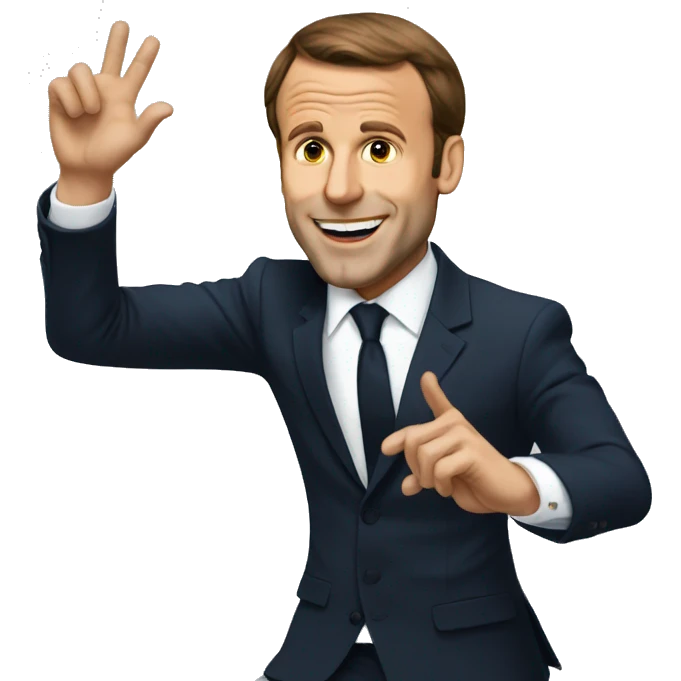Macron qui dance emoji