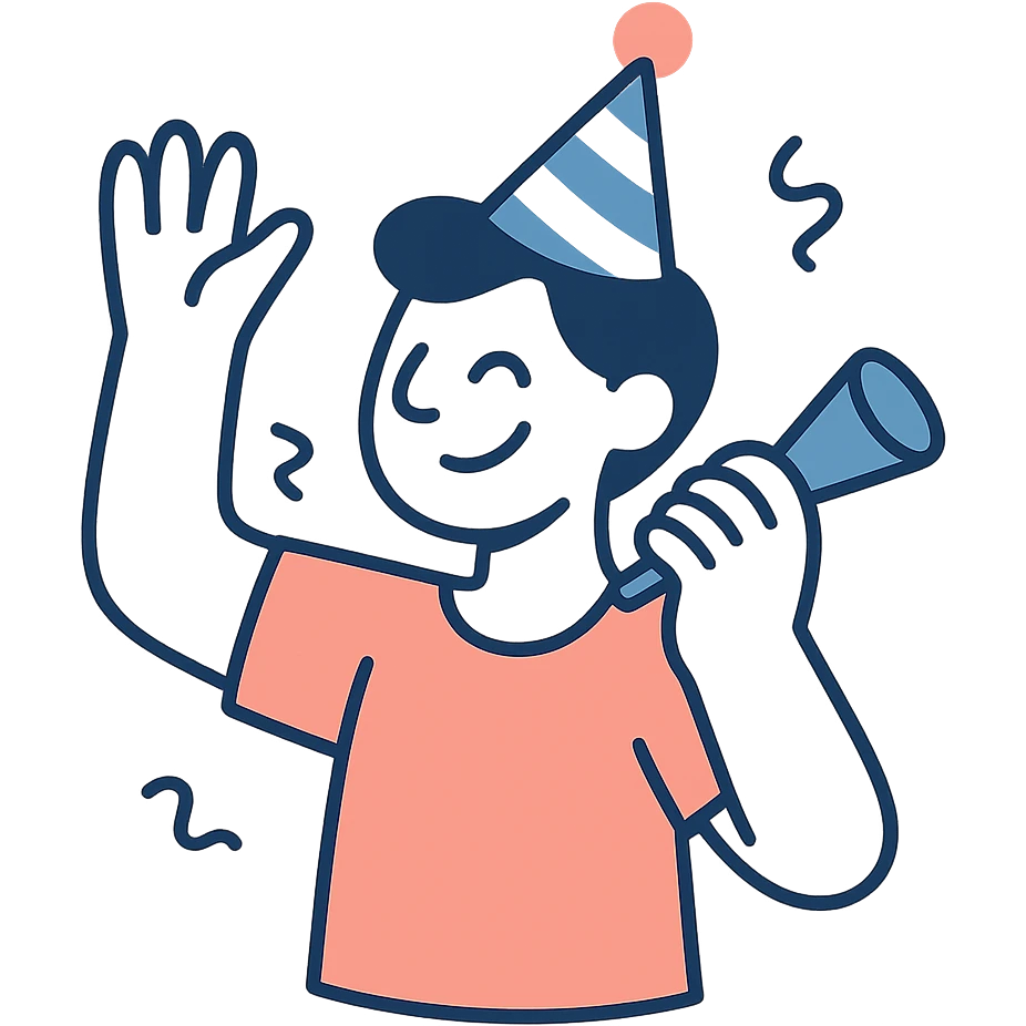 party hat emoji