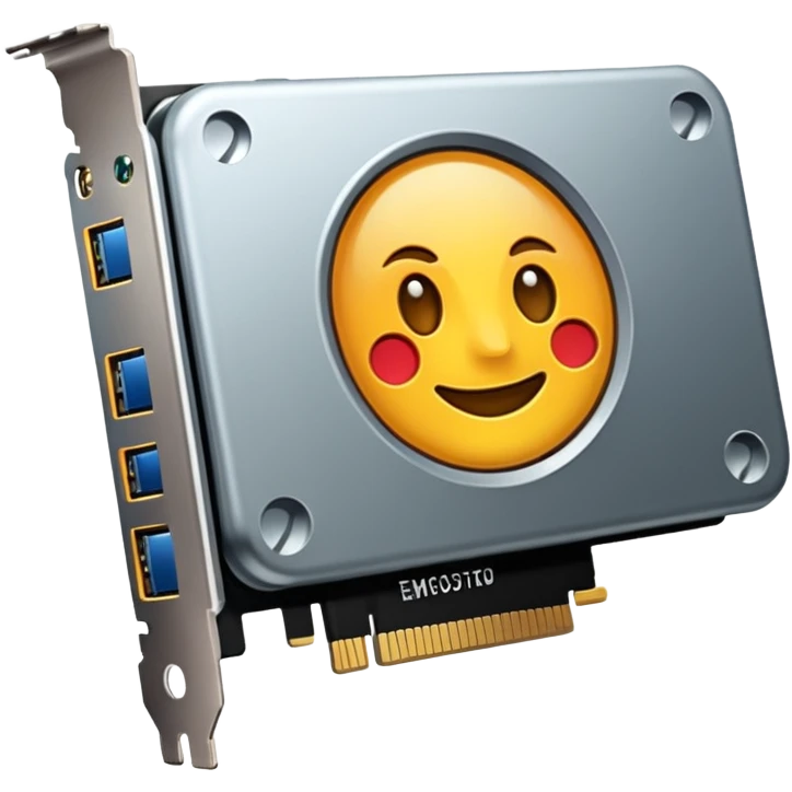 Graphic card emoji