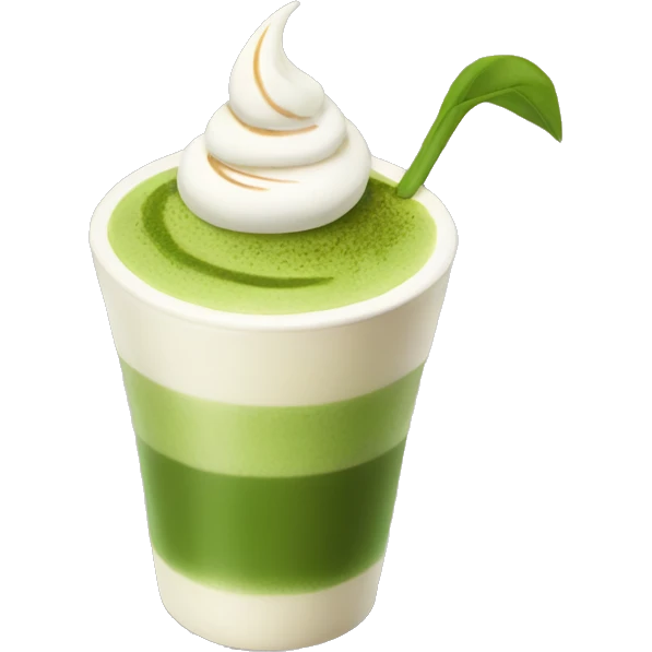 Matcha latte  emoji