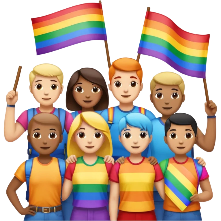 pride charcters emoji