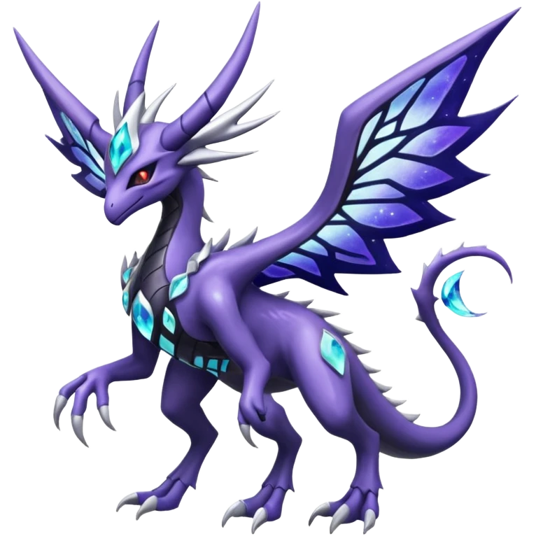 Lunala-Darkrai-Dialga-Fakémon-hybrid-creature (full body)  emoji