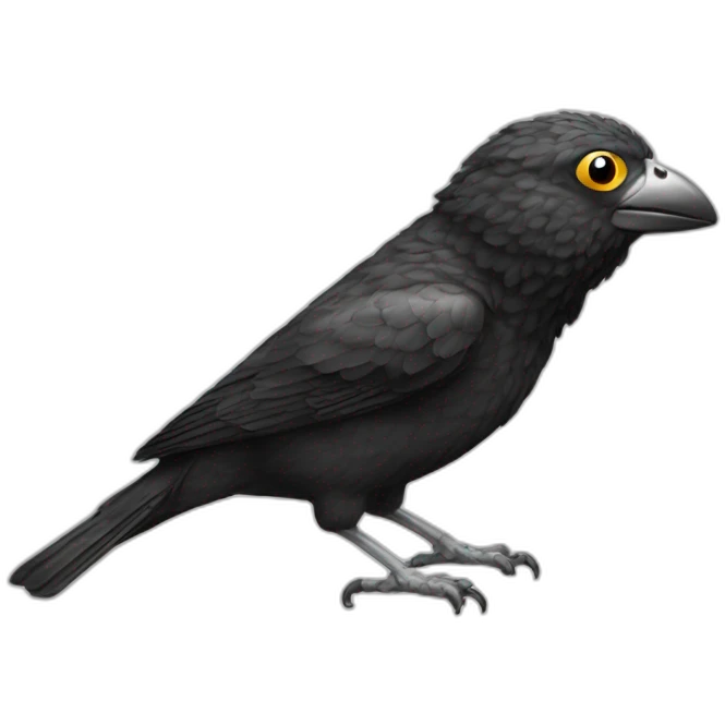 barbet black and white emoji