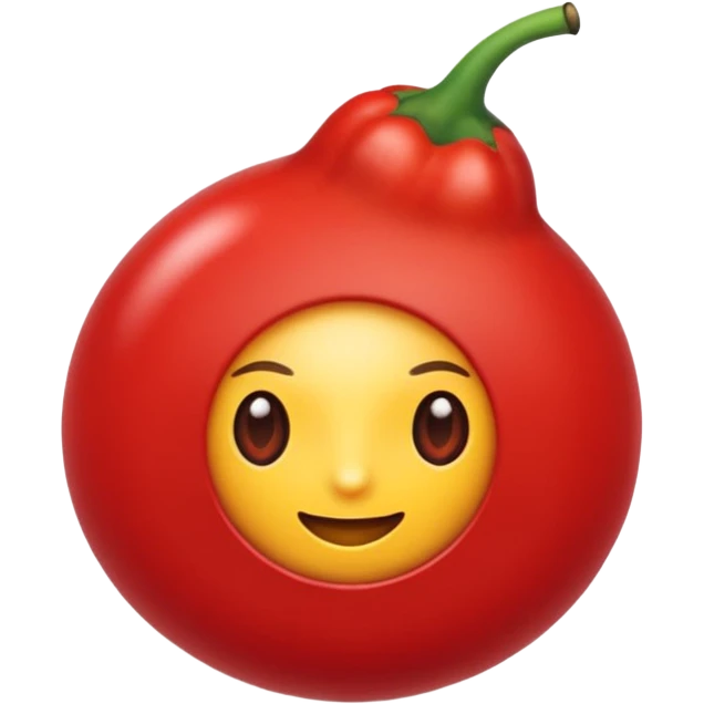 Uma mão apertando um botão escrito perigo emoji