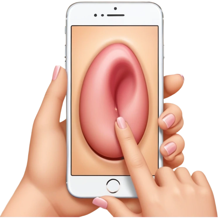 A fingering vagina iphone emoji  emoji