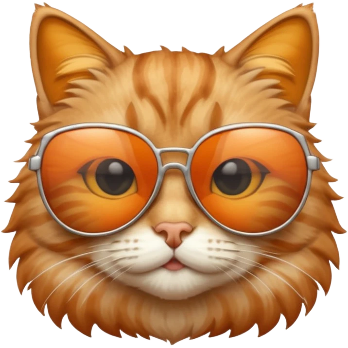 Cat wearing sunglasses emoji