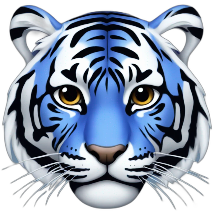 blue-tiger emoji