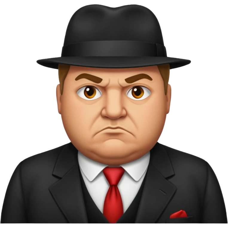 владелец фирмы пухлый и серьезный опасный мафия emoji