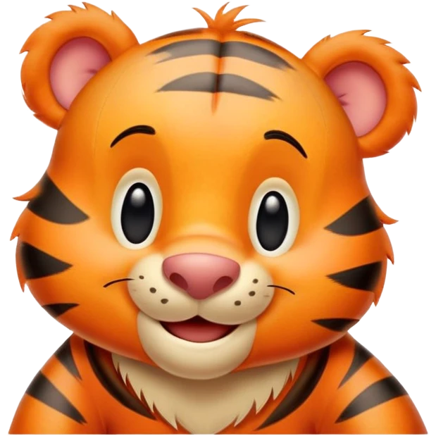 classic Tigger from Winnie the Pooh, cheerful and energetic emoji
