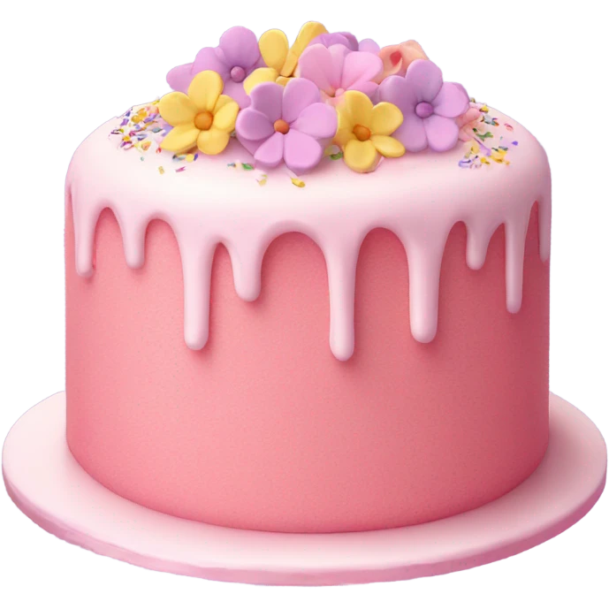 Pink cake emoji