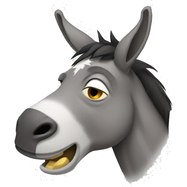 crying donkey emoji