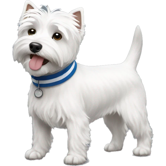 sporty westie emoji