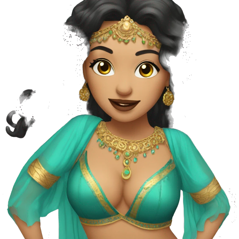 Bellydance blanca emoji