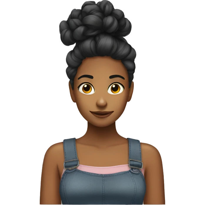 A girl fiex her hair  emoji