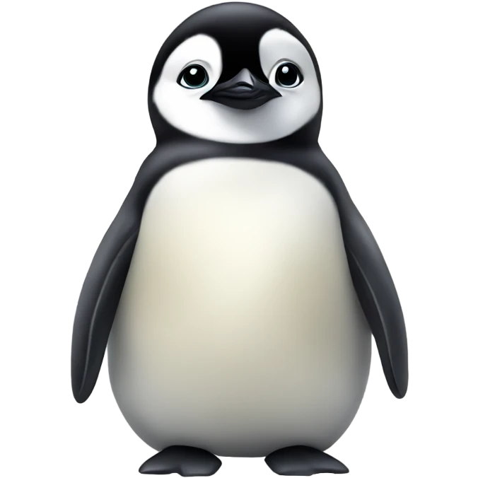 Emperor penguin chick emoji